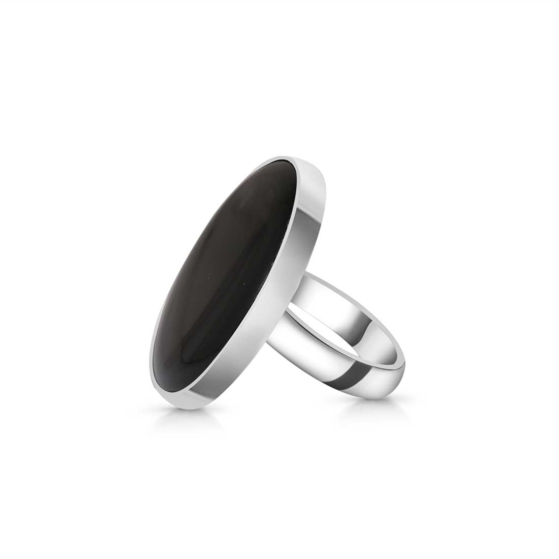 Black Onyx Adjustable Ring-(BOX-R-9)