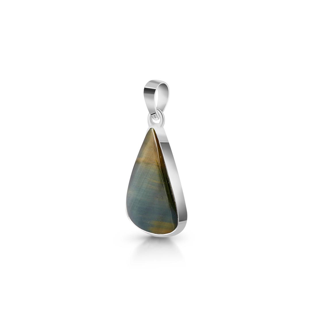 Blue Tiger Eye Pendant-(BTE-P-1.)