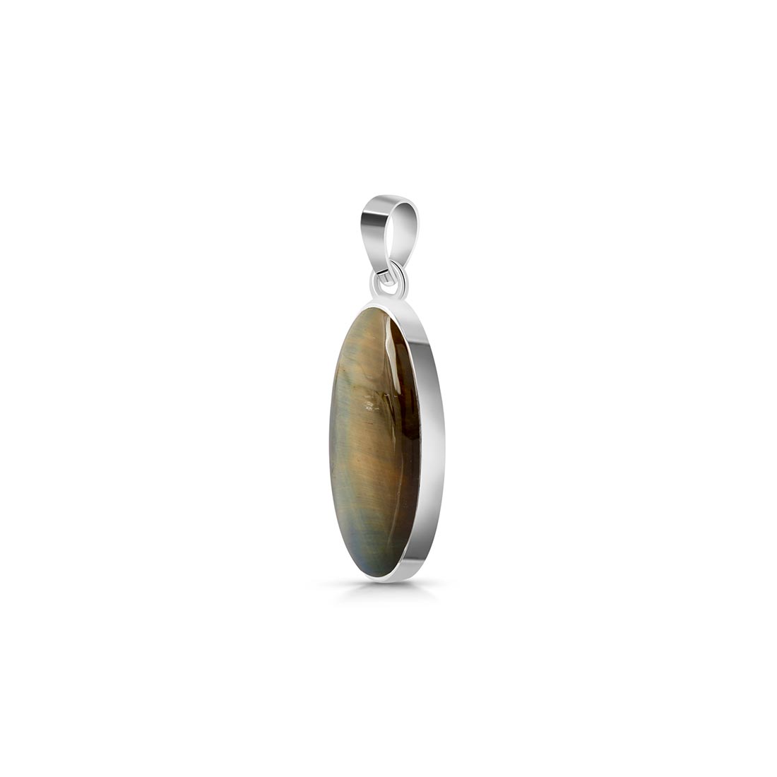 Blue Tiger Eye Pendant-(BTE-P-11.)