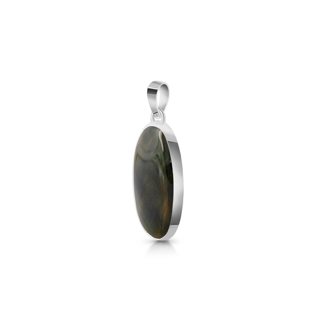 Blue Tiger Eye Pendant-(BTE-P-18.)