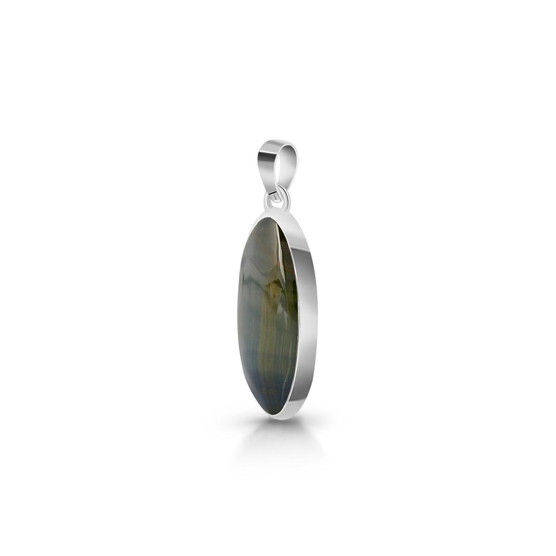 Blue Tiger Eye Pendant-(BTE-P-22.)