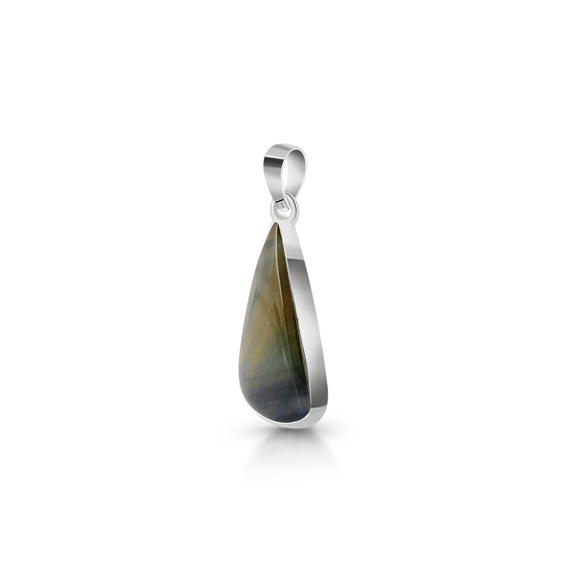 Blue Tiger Eye Pendant-(BTE-P-23.)