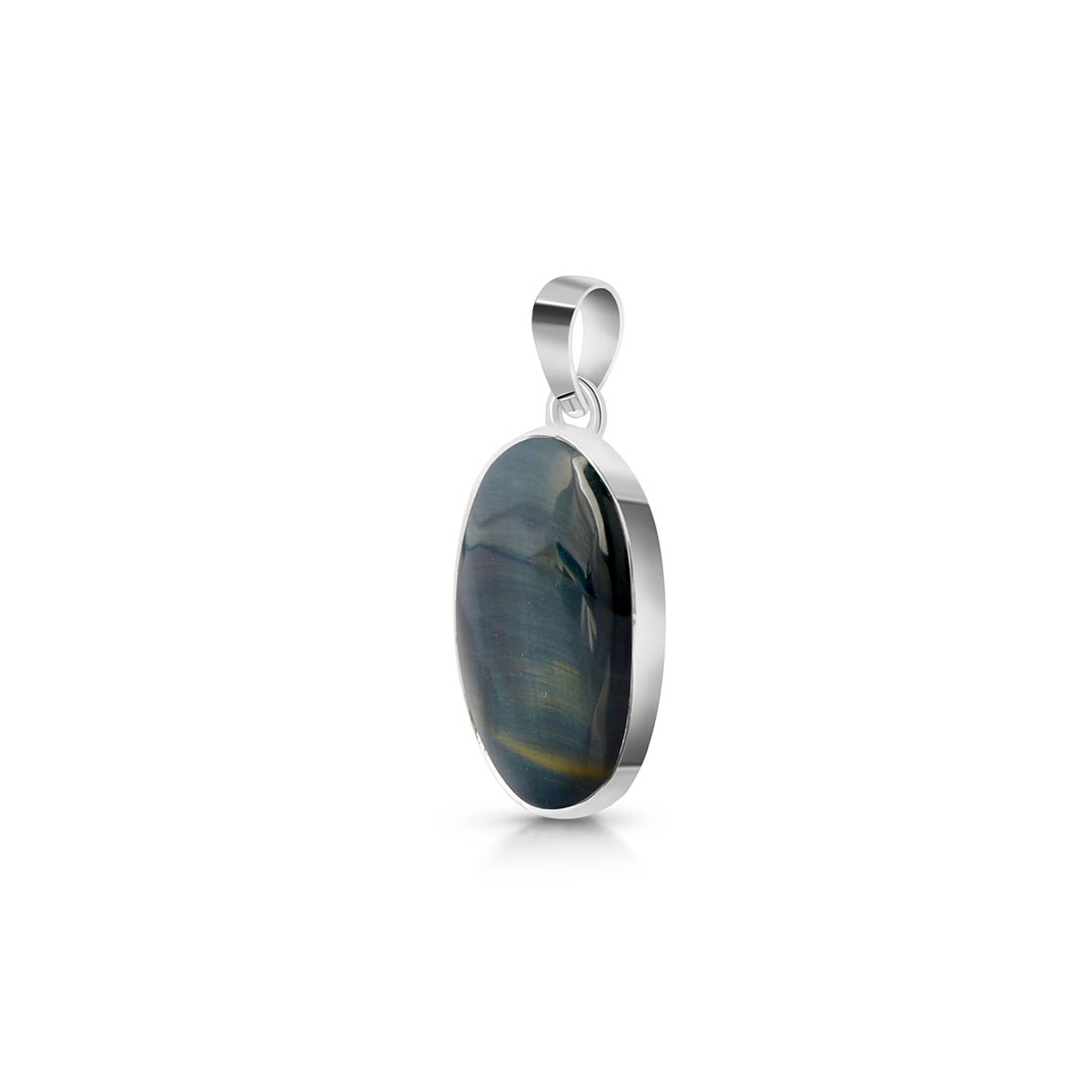 Blue Tiger Eye Pendant-(BTE-P-8.)