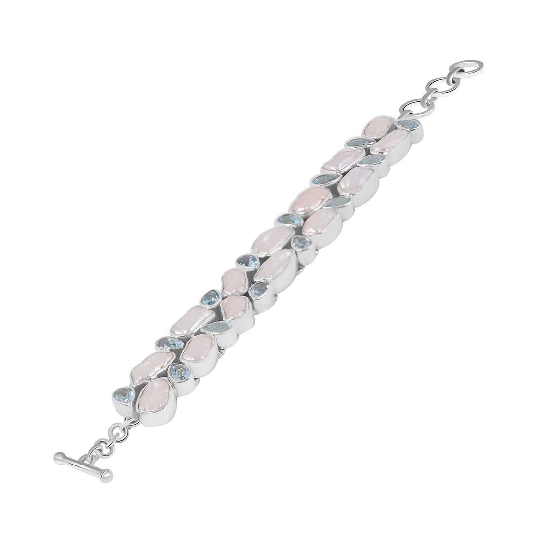 Biwa Pearl Bracelet-(BWP-B-2)