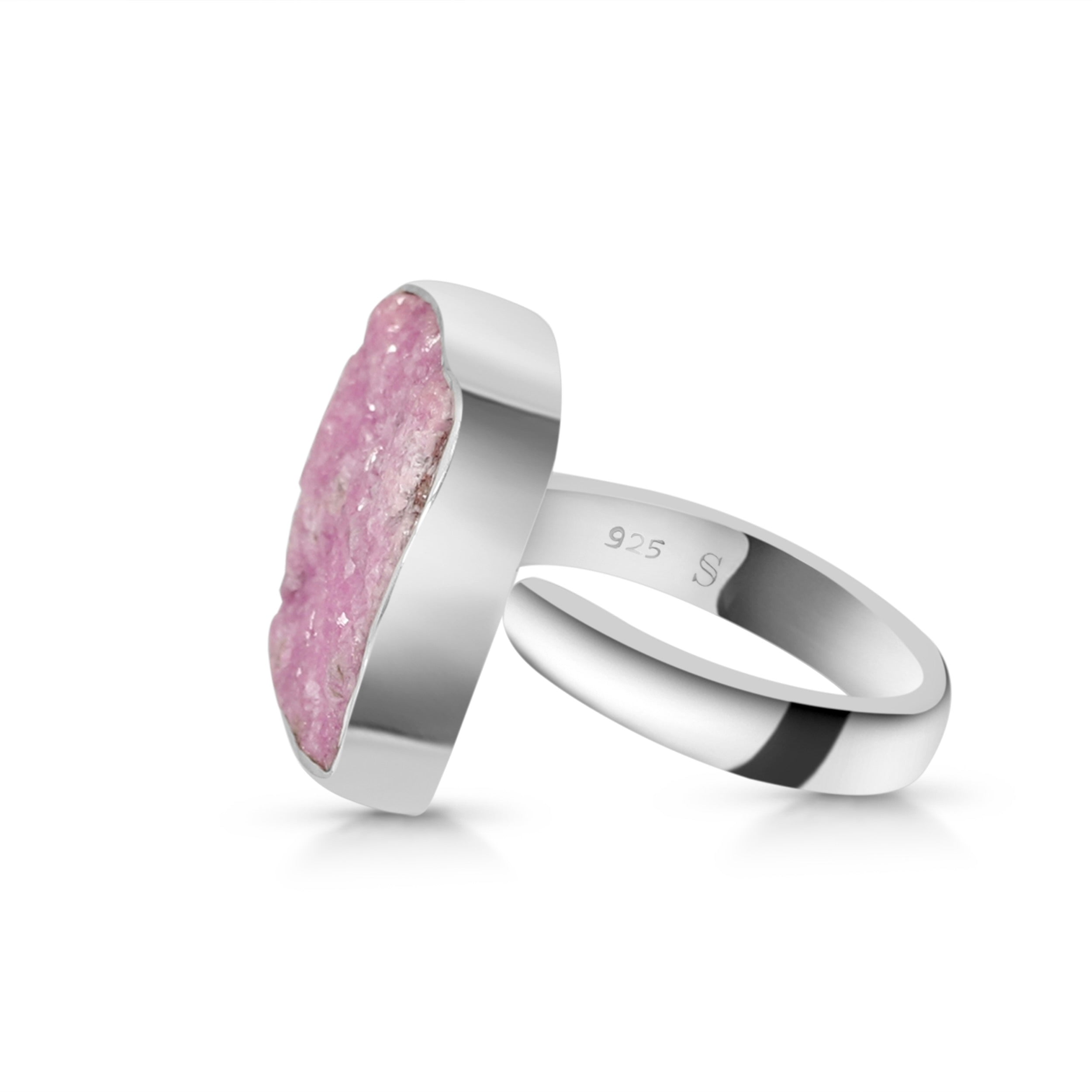 Cobalt Calcite Adjustable Ring-(CBC-R-11)