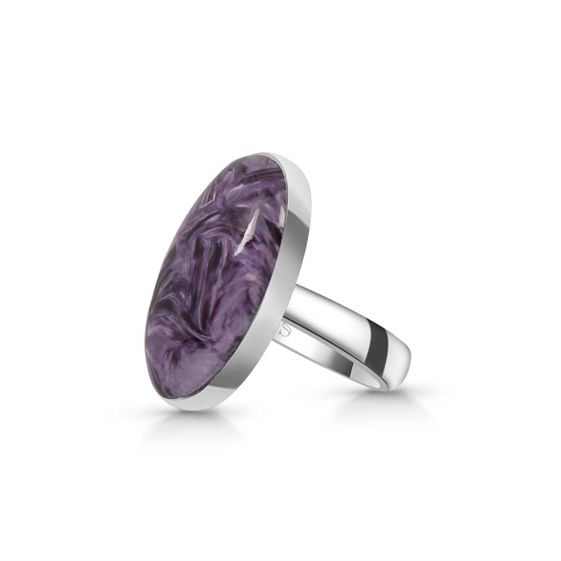 Charoite Adjustable Ring-(CHR-R-53.)