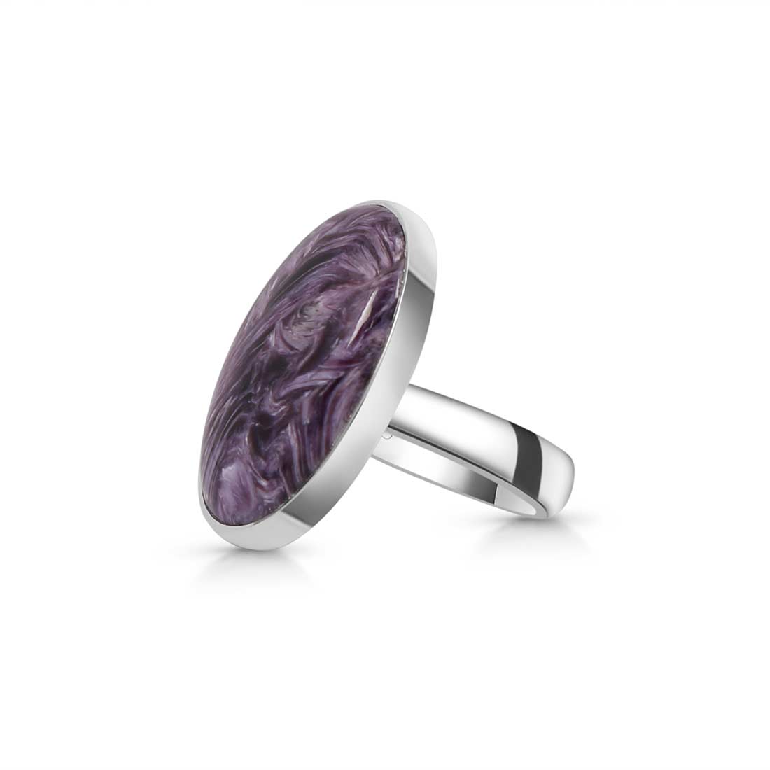 Charoite Adjustable Ring-(CHR-R-55.)