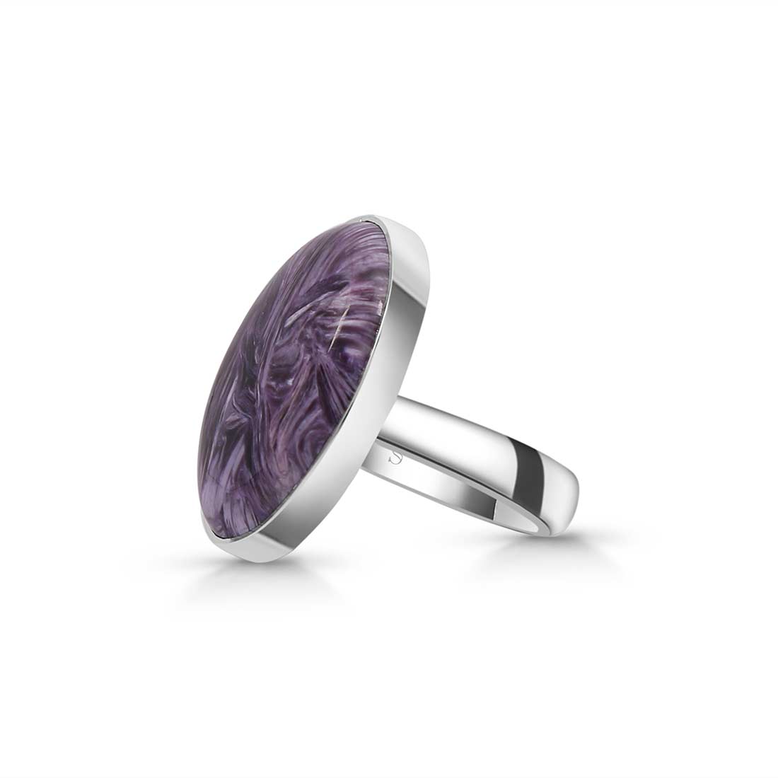 Charoite Adjustable Ring-(CHR-R-57.)