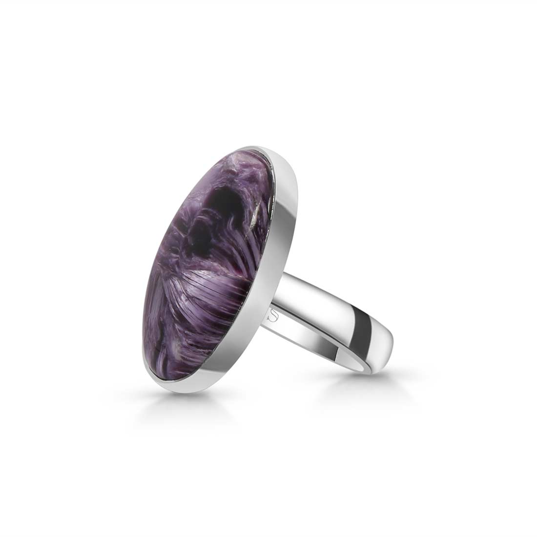 Charoite Adjustable Ring-(CHR-R-62.)