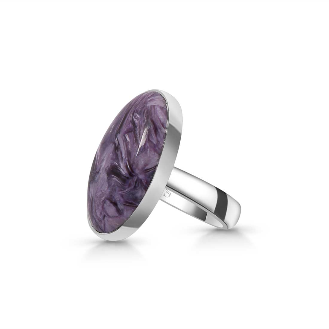 Charoite Adjustable Ring-(CHR-R-64.)