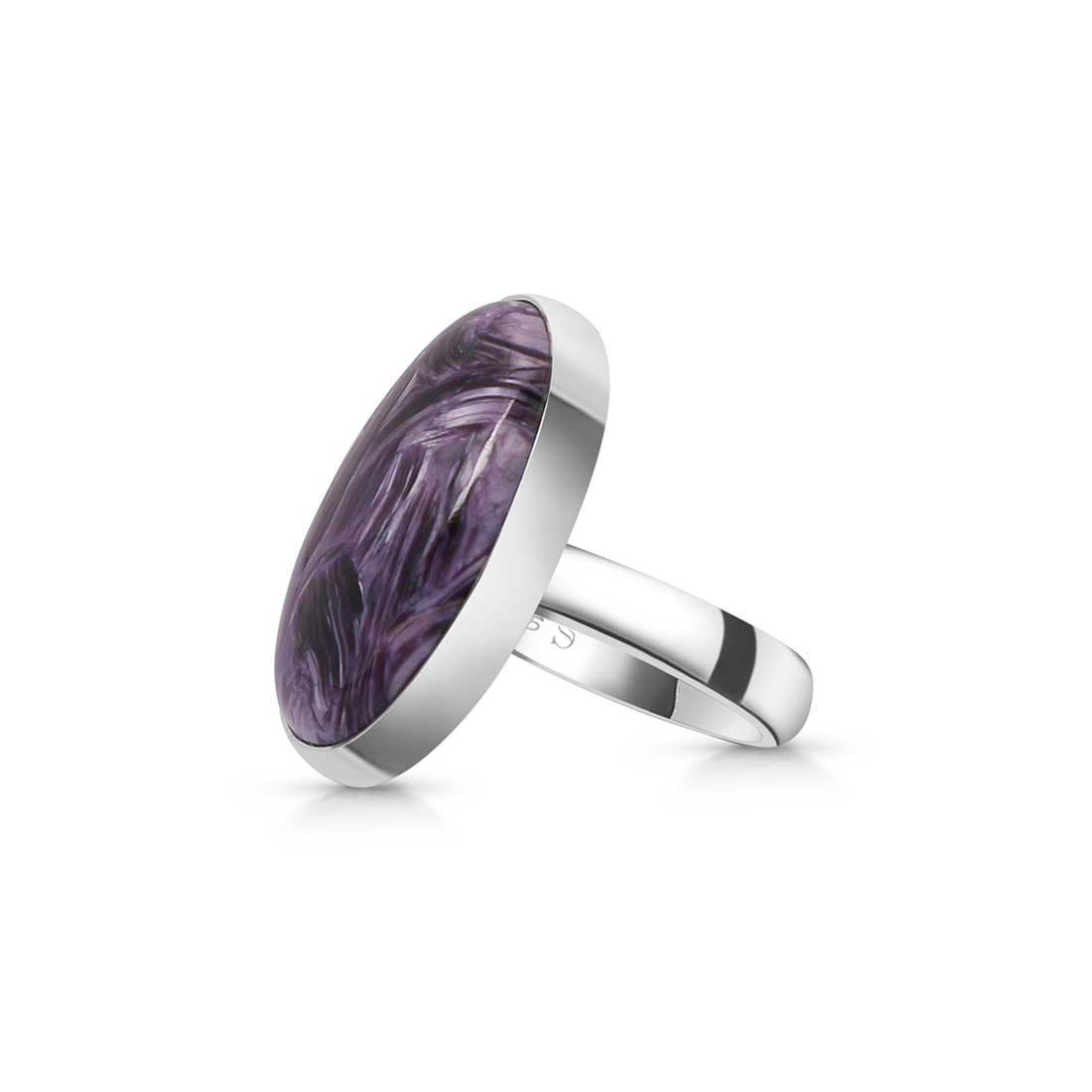 Charoite Adjustable Ring-(CHR-R-66.)