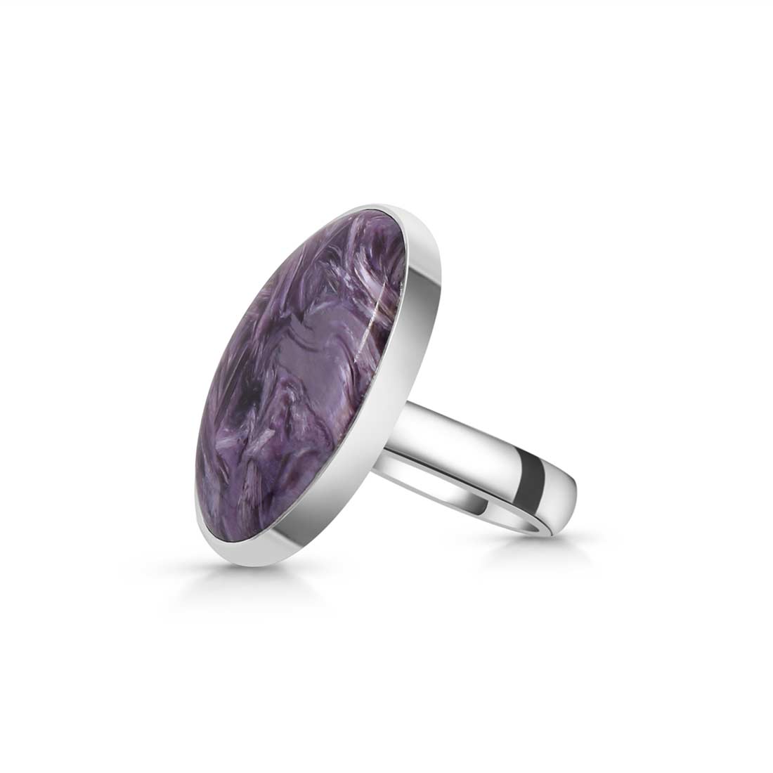 Charoite Adjustable Ring-(CHR-R-72.)