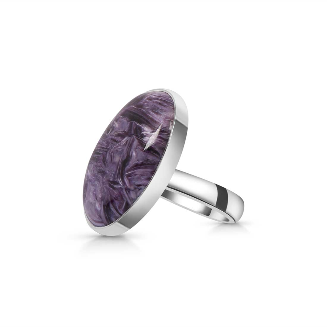 Charoite Adjustable Ring-(CHR-R-73.)