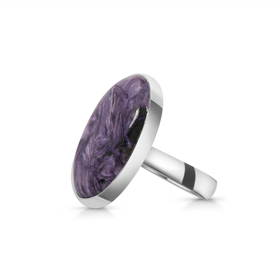 Charoite Adjustable Ring-(CHR-R-76.)