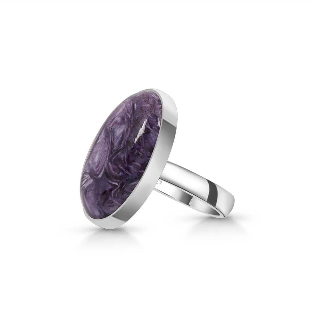 Charoite Adjustable Ring-(CHR-R-77.)