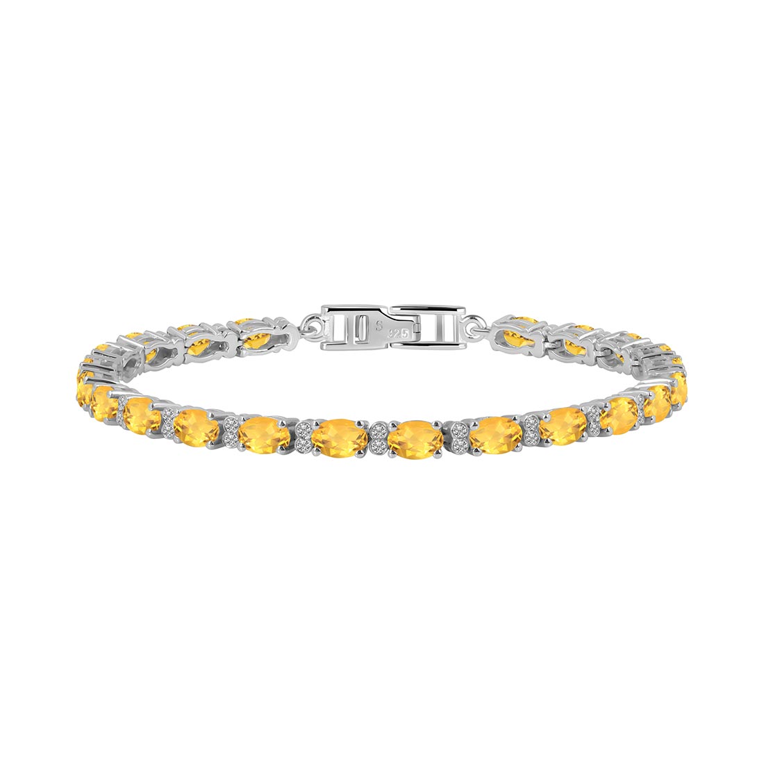 Citrine Bracelet-(CIT-SB-109.)