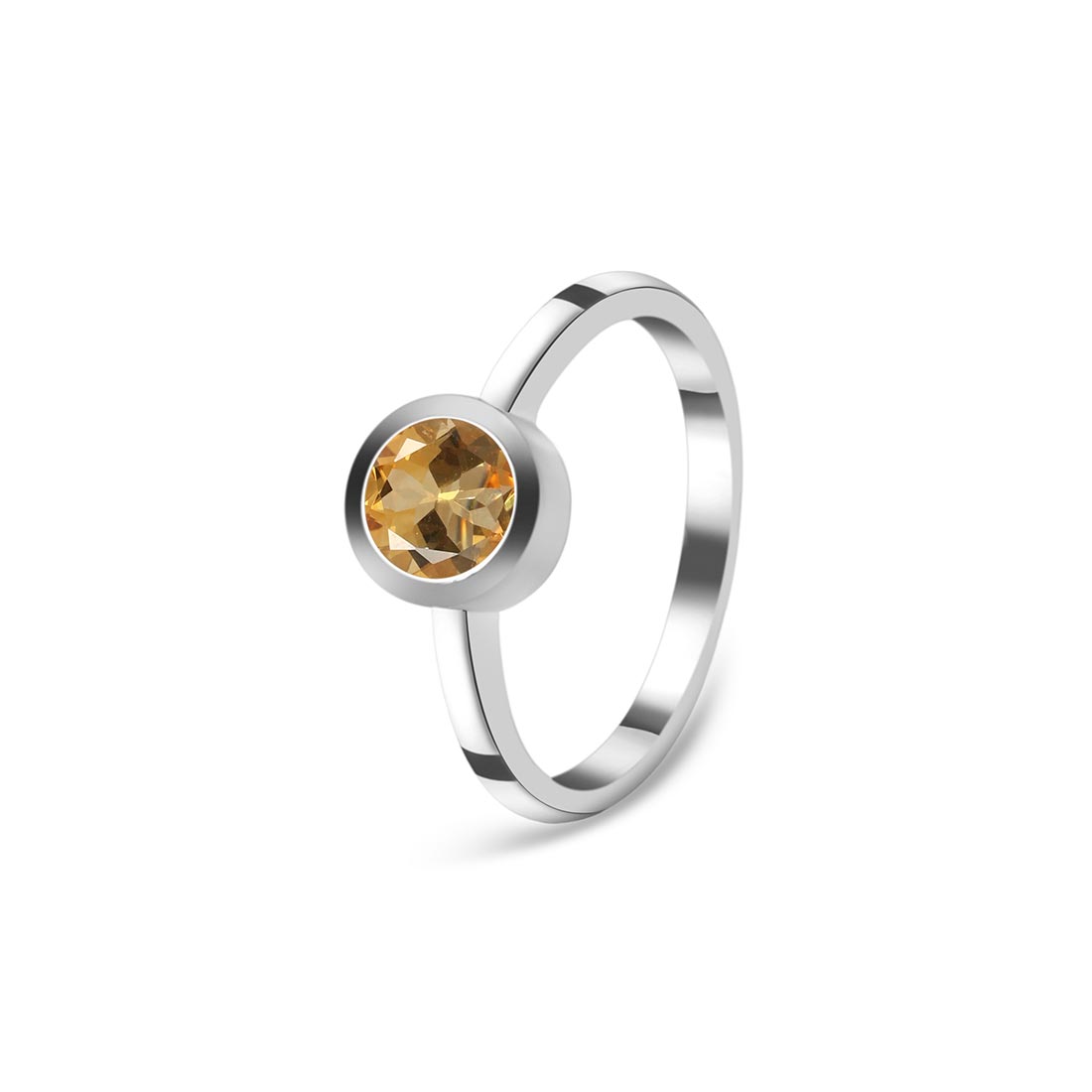 Citrine Ring-(CIT-SR-237.)