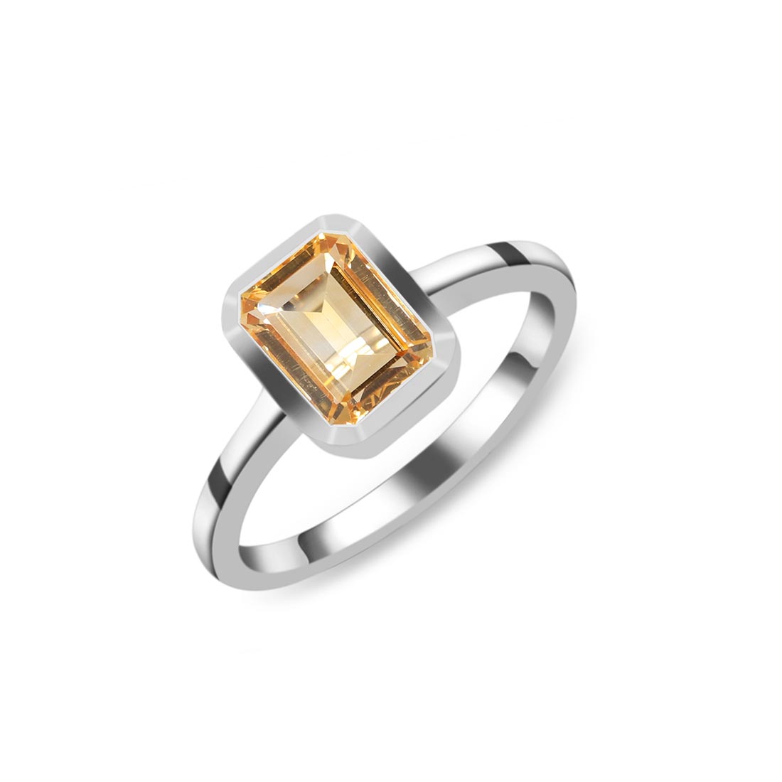 Citrine Ring-(CIT-SR-246.)