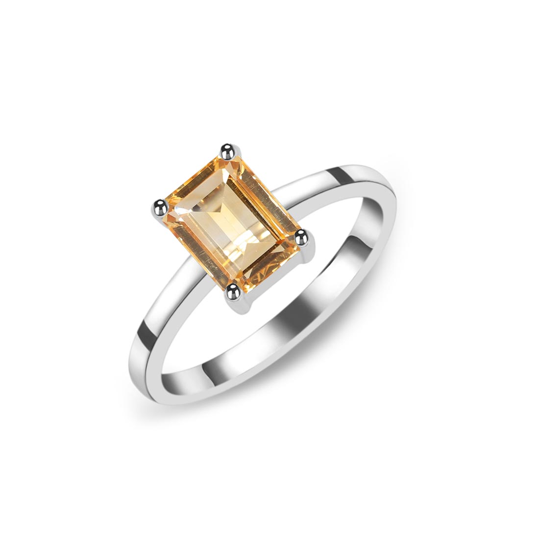 Citrine Ring-(CIT-SR-247.)