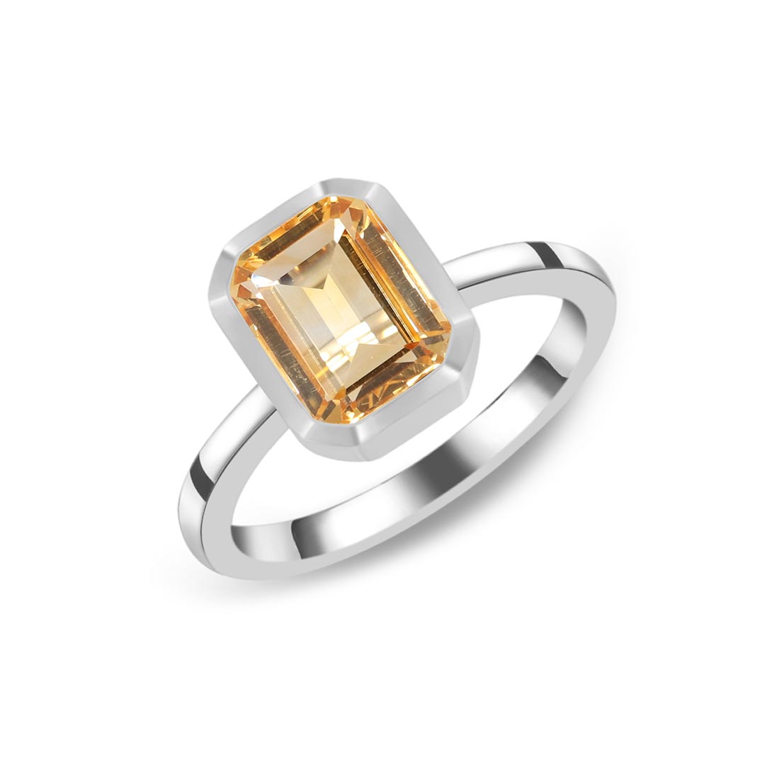 Citrine Ring-(CIT-SR-250.)