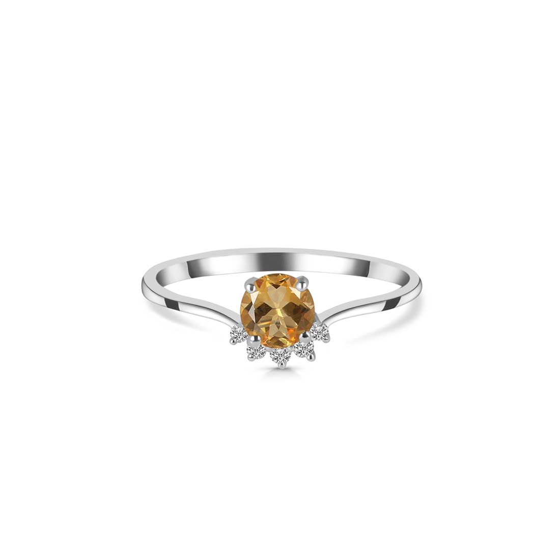 Citrine Ring-(CIT-SR-1942.)