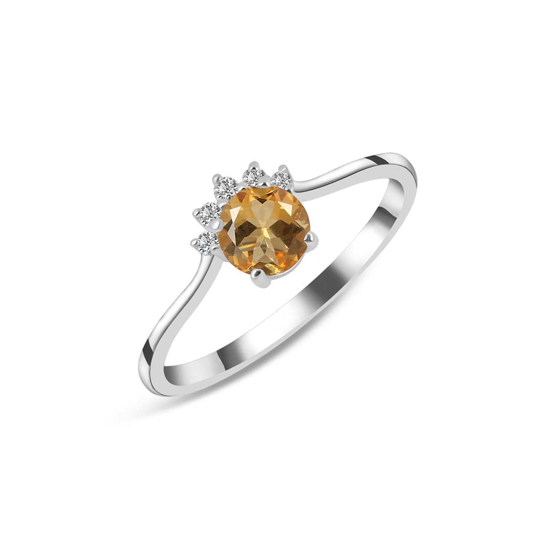 Citrine Ring-(CIT-SR-1942.)