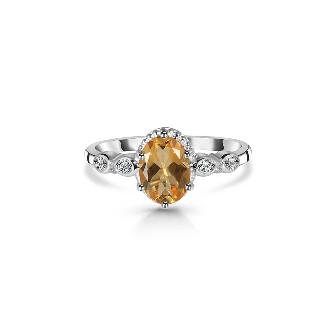 Citrine Ring-(CIT-SR-2182.)