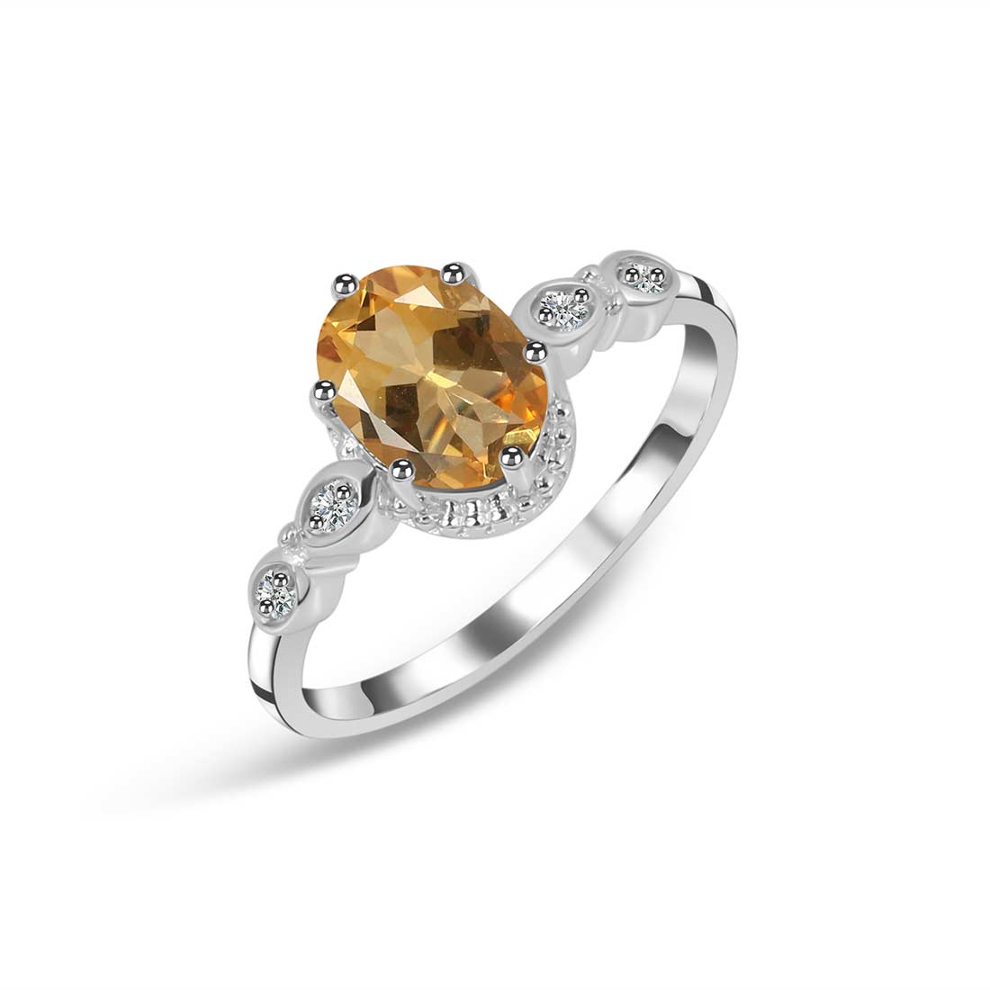 Citrine Ring-(CIT-SR-2182.)