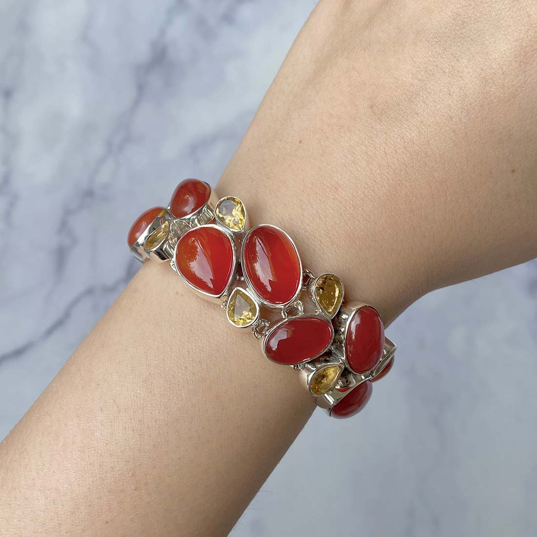 Carnelian Bracelet-(CRL-B-2)