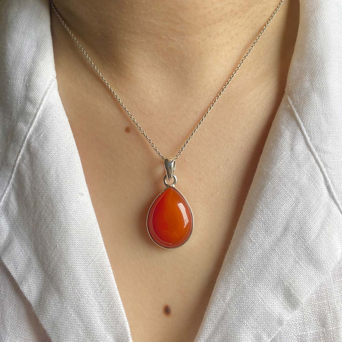 Carnelian Pendant-(CRL-P-1.)