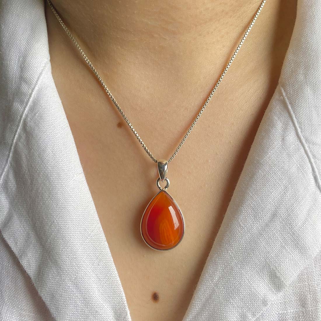 Carnelian Pendant-(CRL-P-2.)