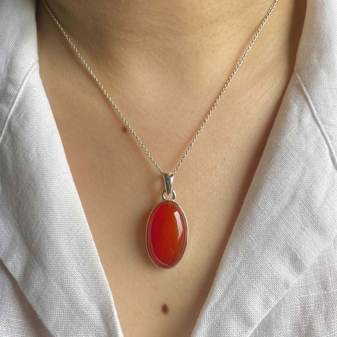 Carnelian Pendant-(CRL-P-5.)