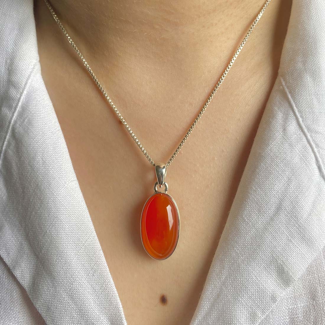 Carnelian Pendant-(CRL-P-9.)