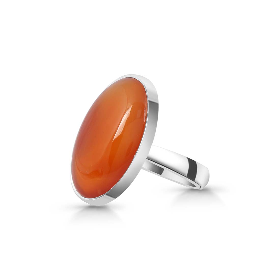 Carnelian Adjustable Ring-(CRL-R-10.)