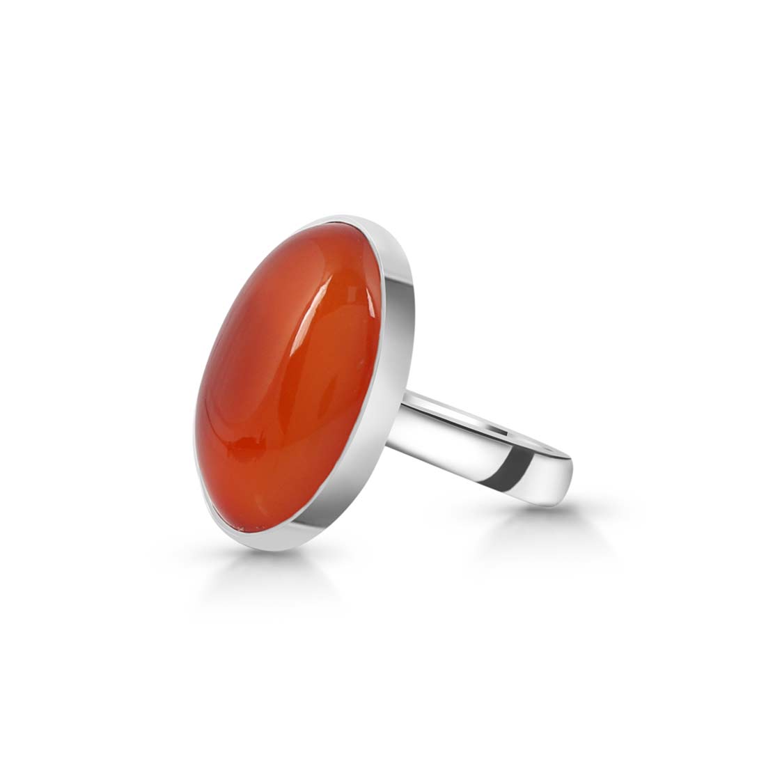 Carnelian Adjustable Ring-(CRL-R-19.)