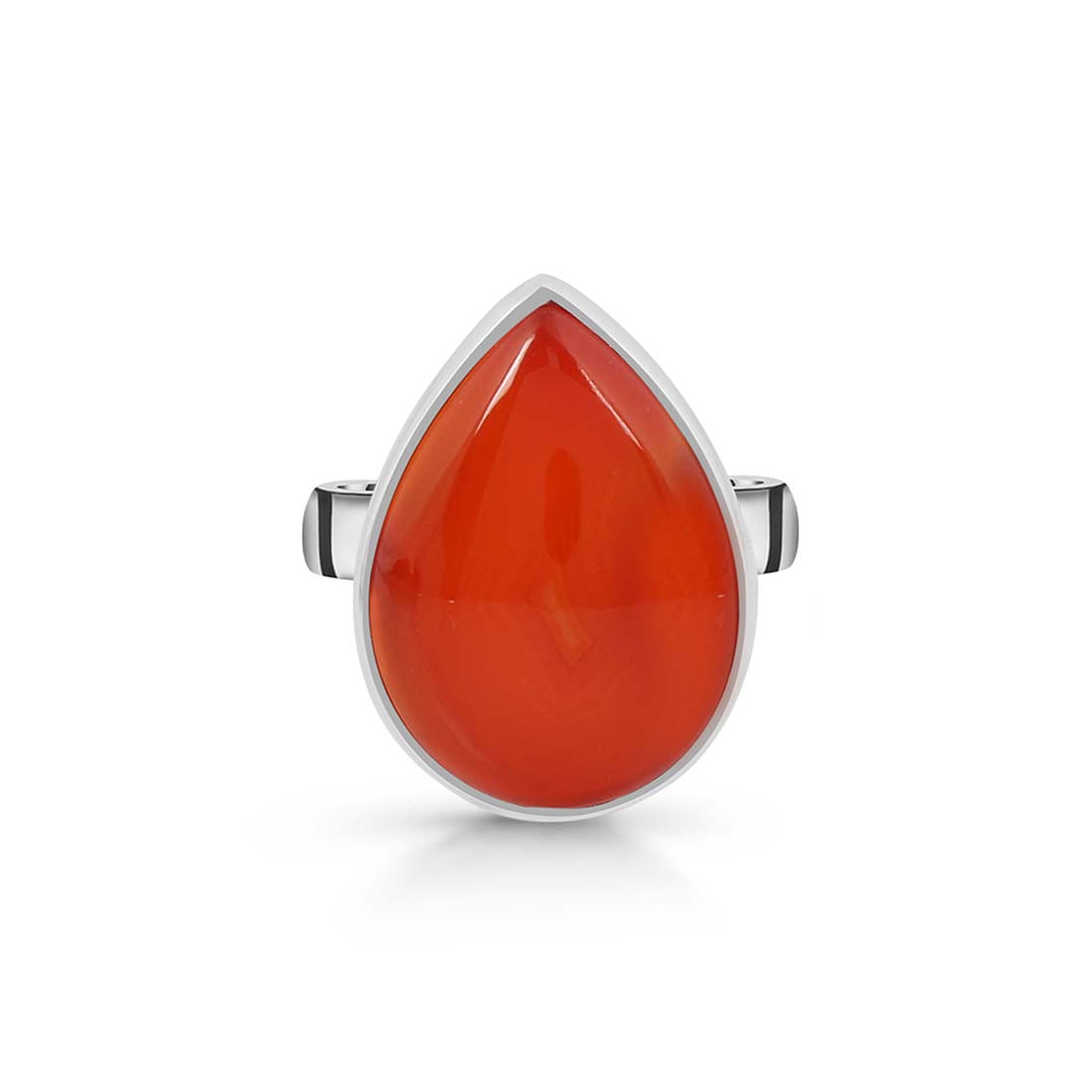 Carnelian Adjustable Ring-(CRL-R-26.)