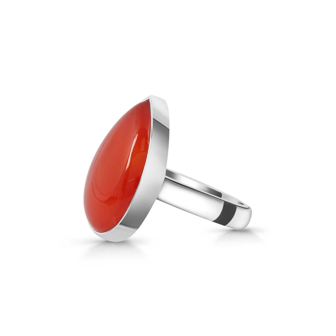 Carnelian Adjustable Ring-(CRL-R-26.)