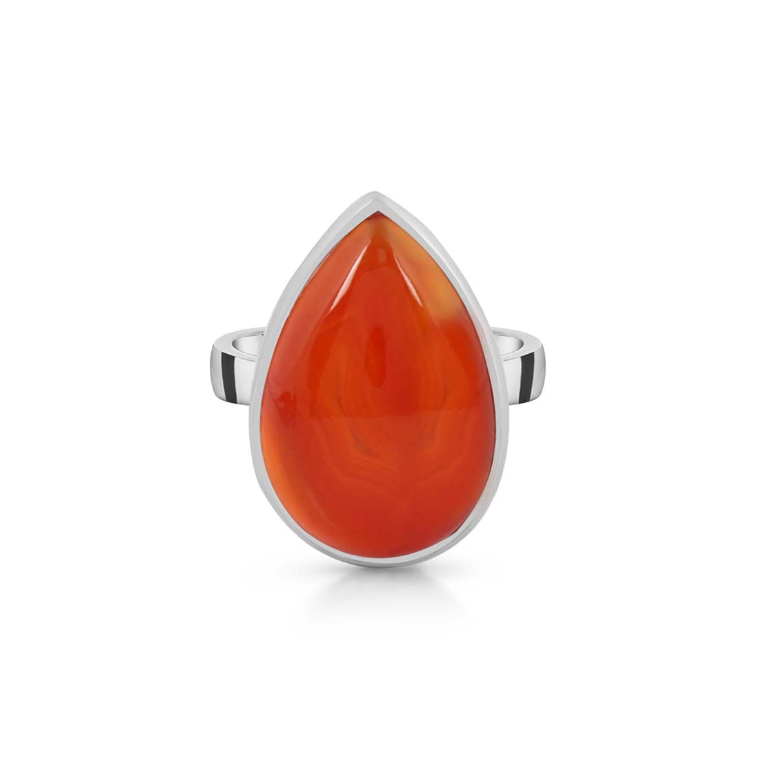 Carnelian Adjustable Ring-(CRL-R-6.)