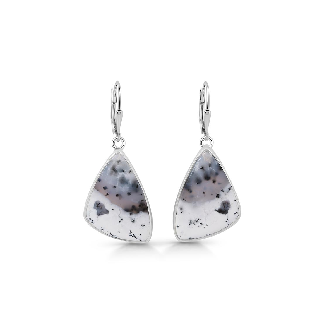 Dendritic Agate Earring-(DDA-E-15)