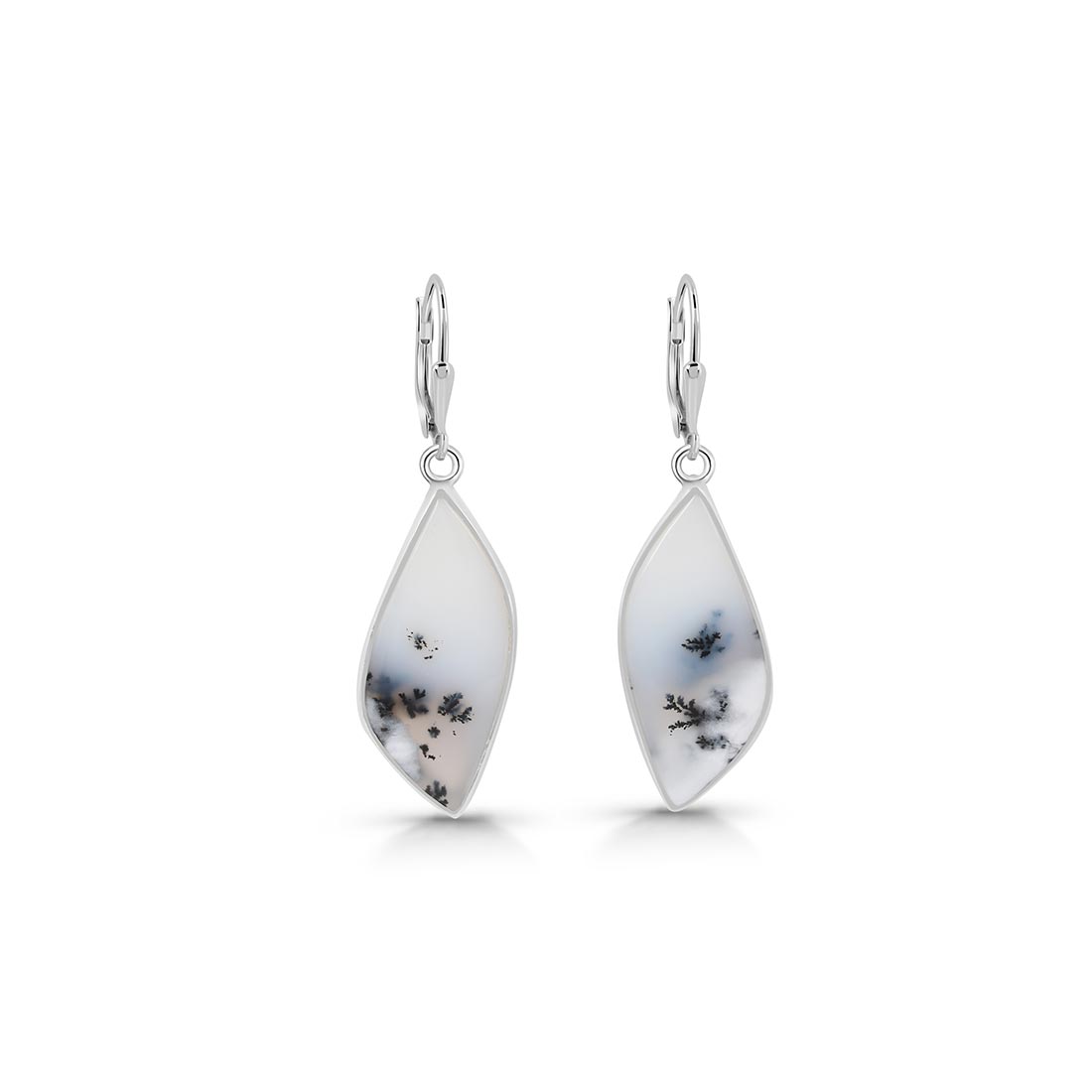 Dendritic Agate Earring-(DDA-E-16)