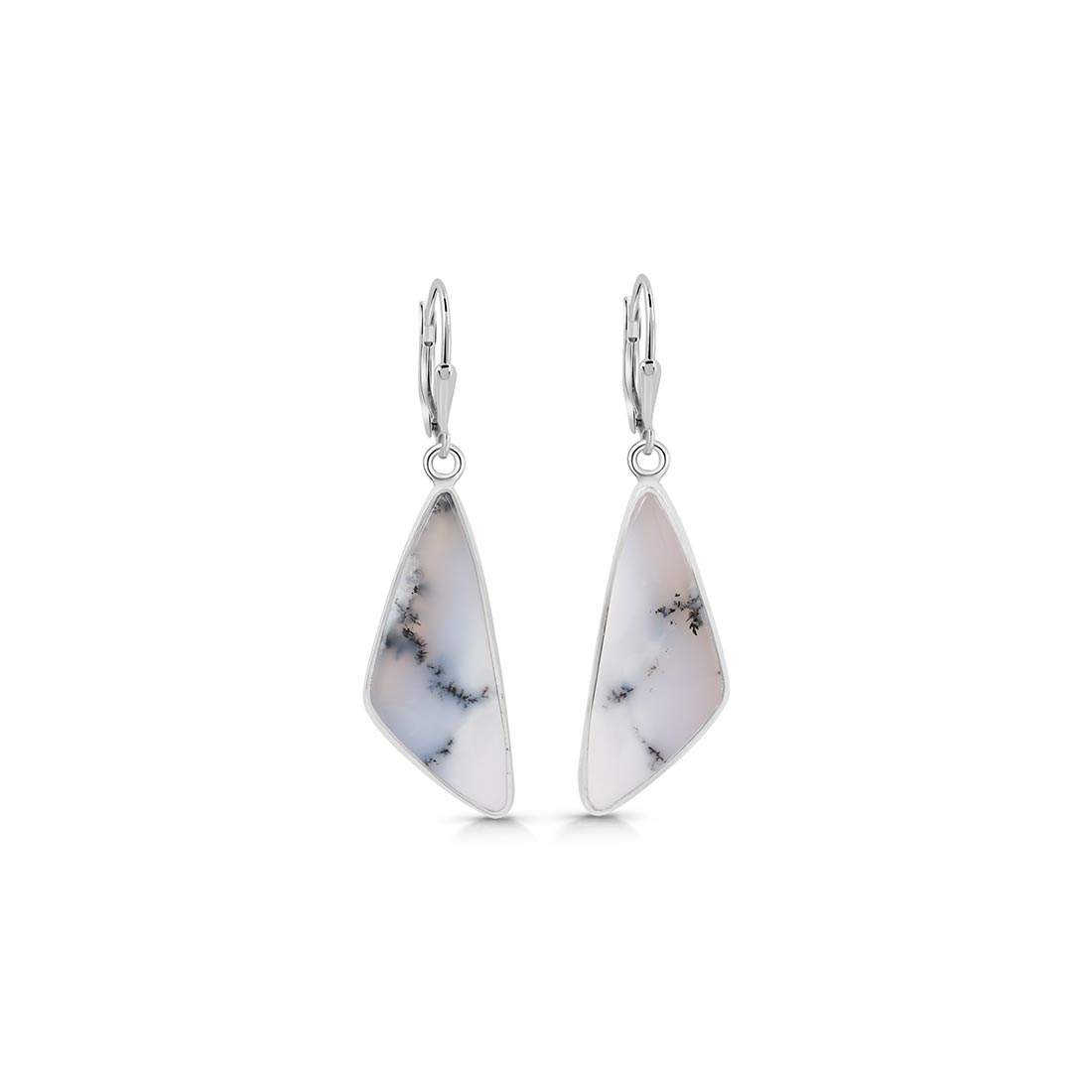 Dendritic Agate Earring-(DDA-E-19)