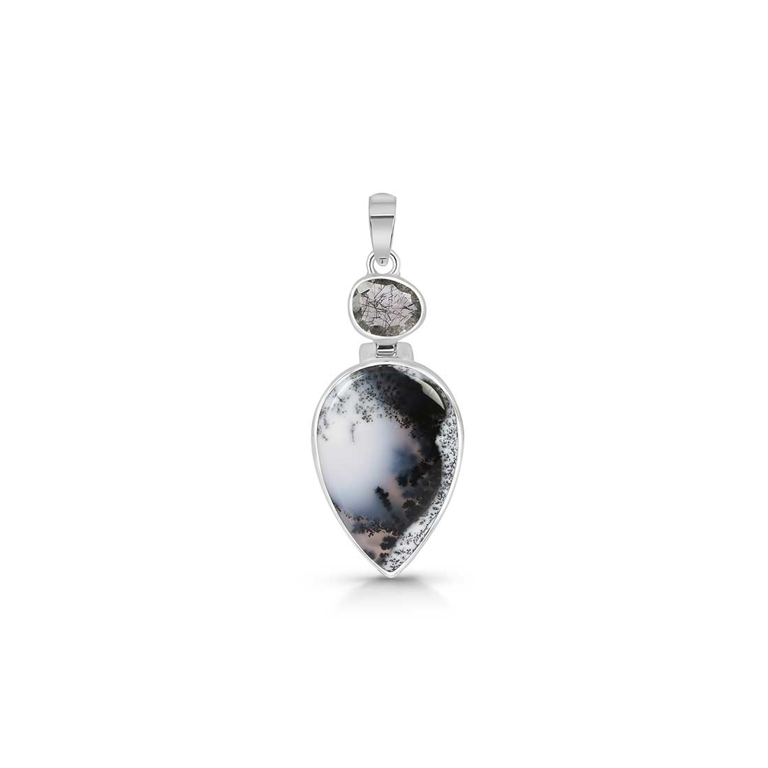 Dendritic Agate Pendant-(DDA-P-32.)