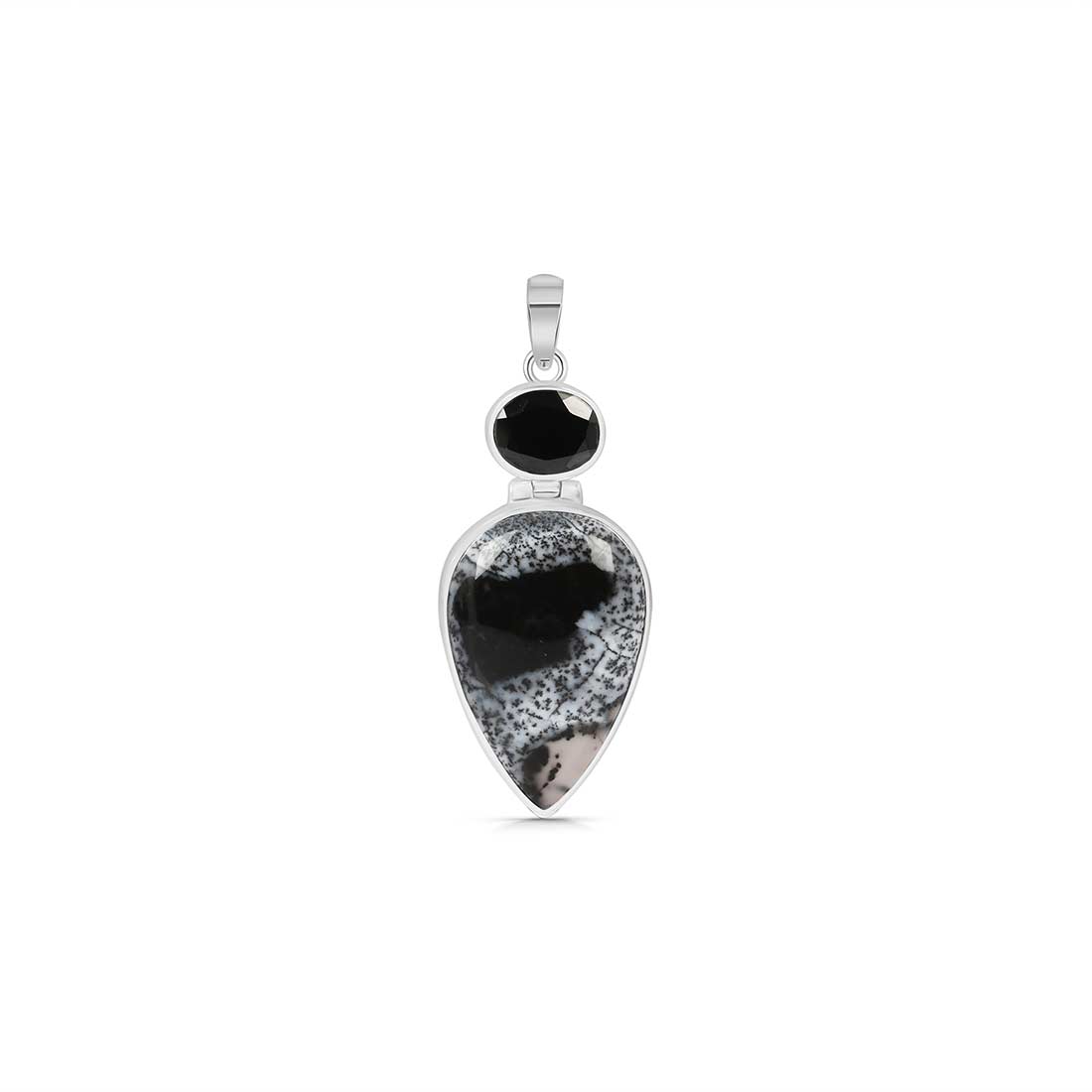 Dendritic Agate Pendant-(DDA-P-36.)