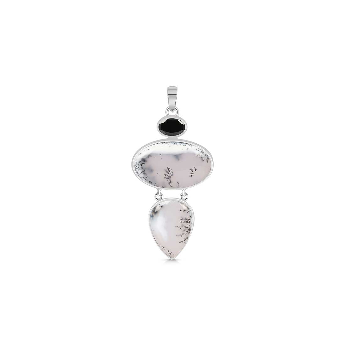 Dendritic Agate Pendant-(DDA-P-38.)