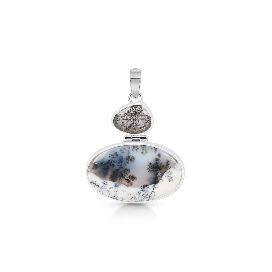 Dendritic Agate Pendant-(DDA-P-41.)