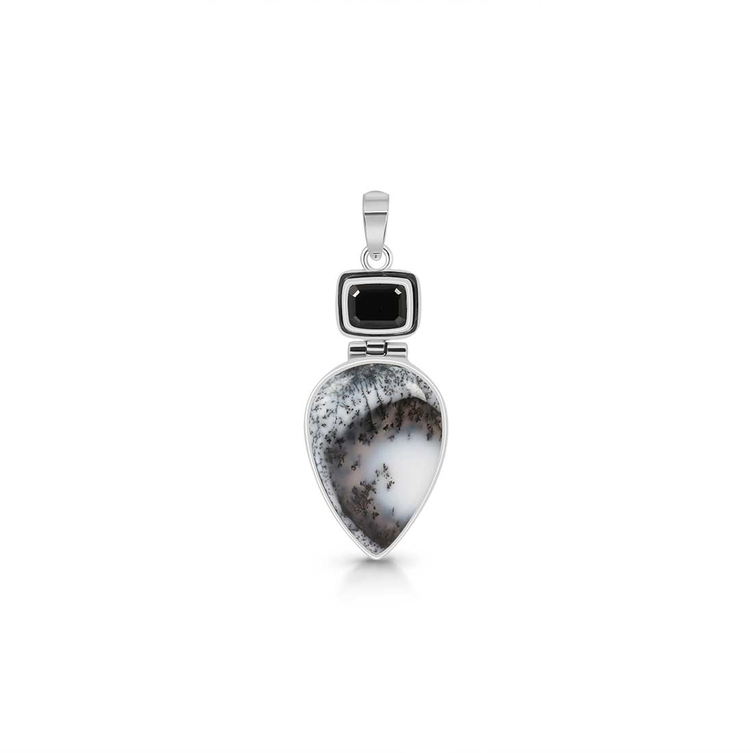 Dendritic Agate Pendant-(DDA-P-43.)