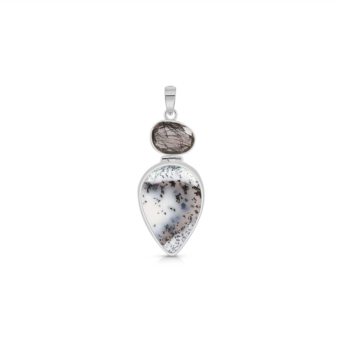 Dendritic Agate Pendant-(DDA-P-47.)