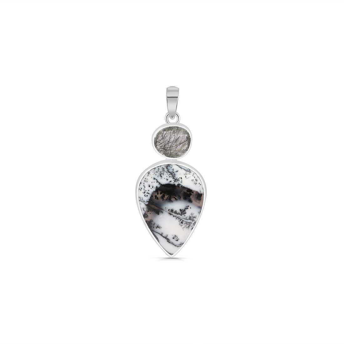 Dendritic Agate Pendant-(DDA-P-49.)