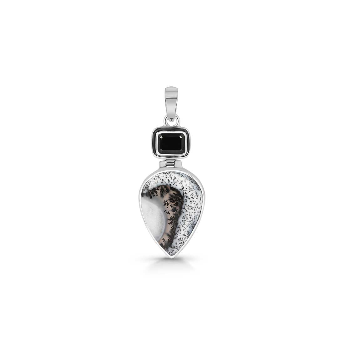 Dendritic Agate Pendant-(DDA-P-50.)