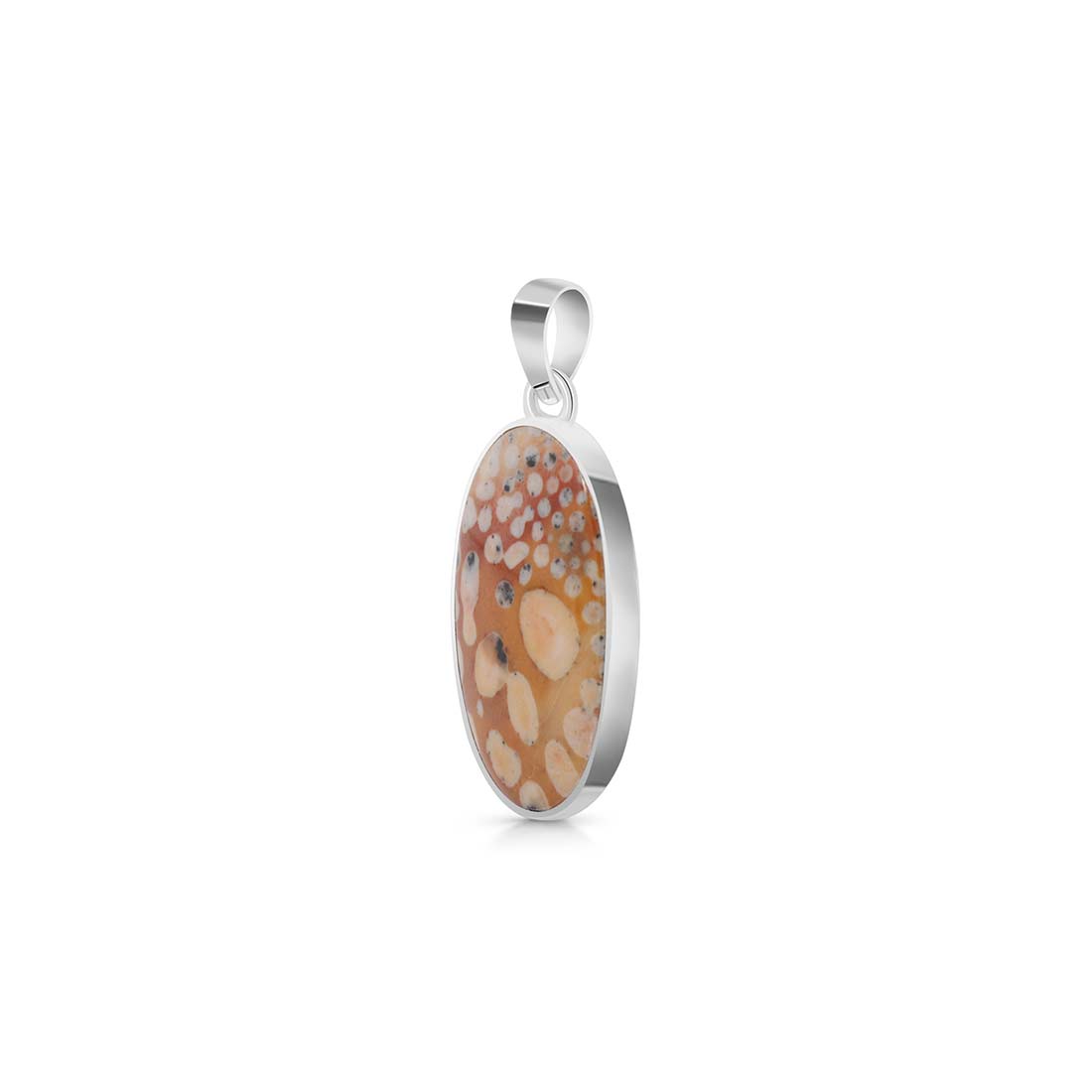 Deerfawn Jasper Pendant-(DFJ-P-30.)